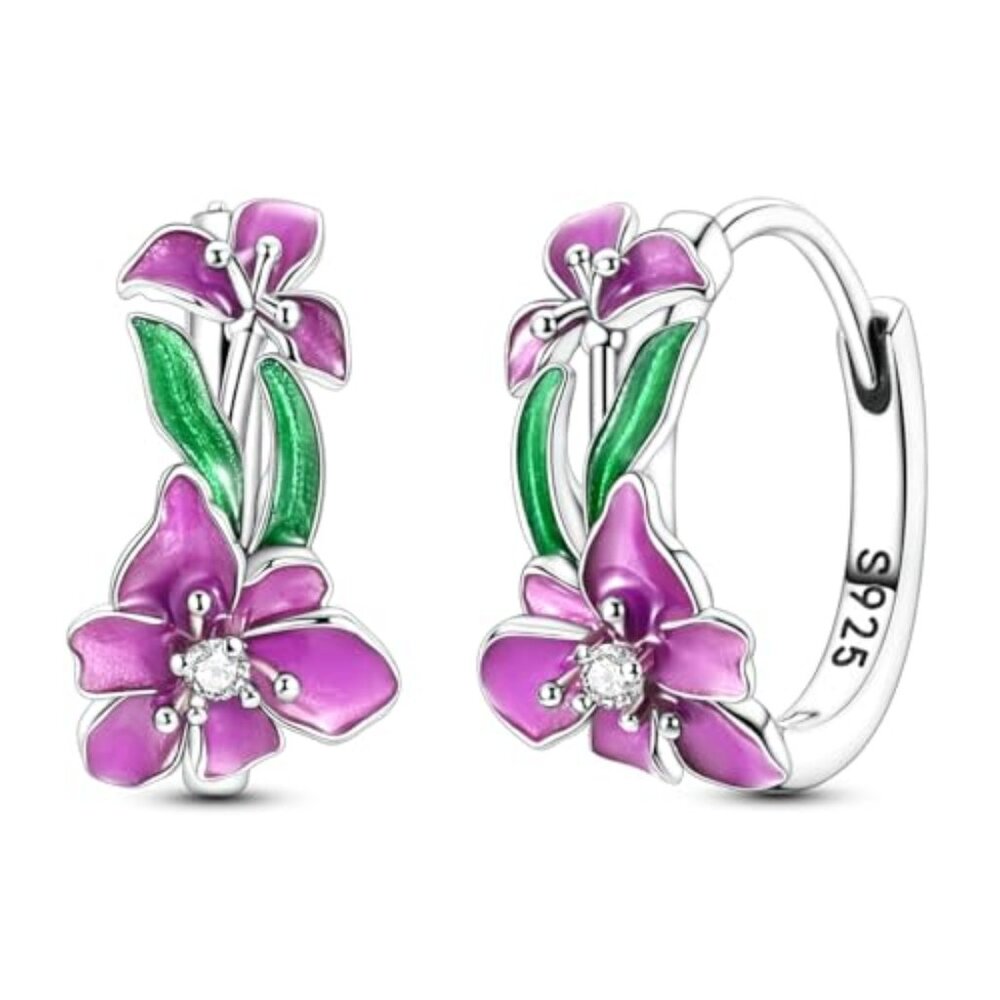 925 Sterling Silver Hoop Earrings for Women